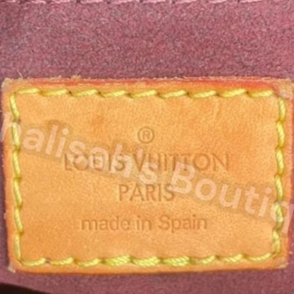 Like New! AUTHENTICATED Louis Vuitton Montaigne Top Hand Bag Brown Canvas LV - Picture 11 of 16